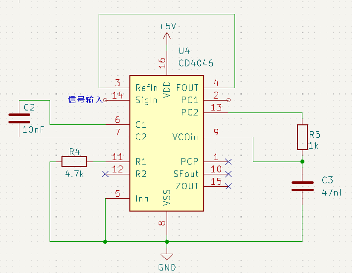 使用CD4046学习锁相环-电源网星球号
